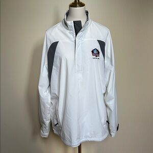 Cutter & Buck Pro Football Hall of Fame WeatherTec Pullover Jacket Windbreaker